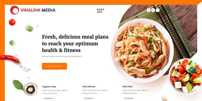 Website giới thiệu món ăn